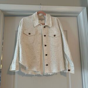 White Rhinestone Jacket